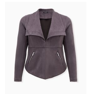 TORRID Suede Jacket Sz 2